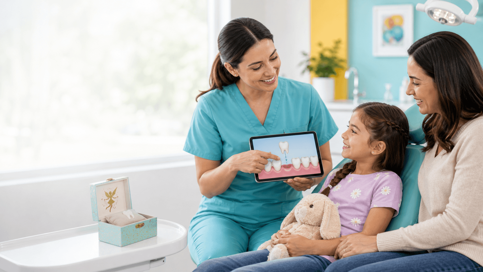 Gentle pediatric tooth extraction planning at Kidzy Dental